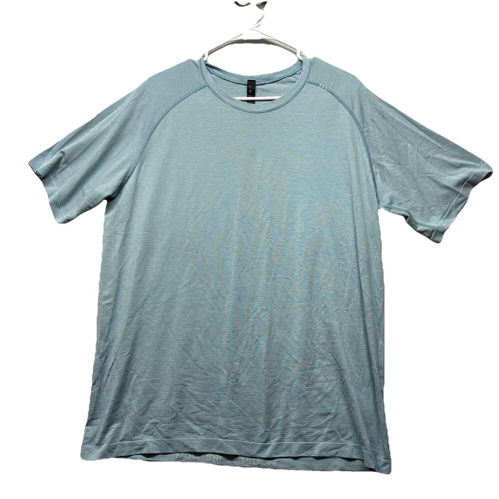 Lululemon Metal Vent Tech SS T Shirt 2.0 Steel Blue Men's Size XXL Shirt